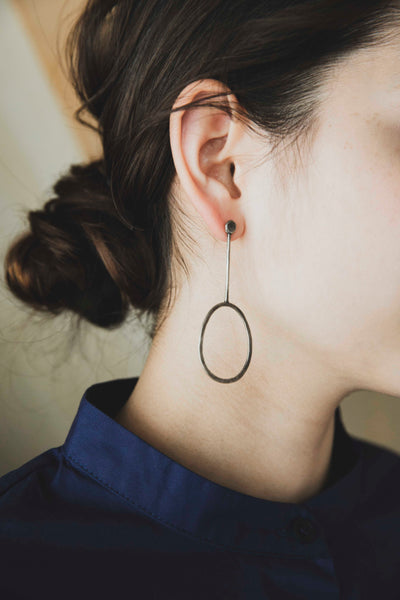 Blue Balance Earring