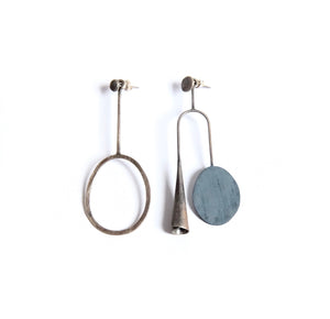 Blue Balance Earring