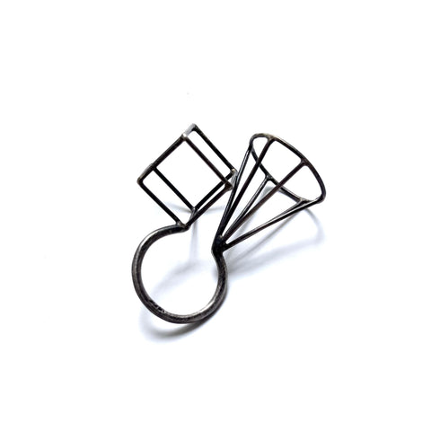 Square Cone Ring