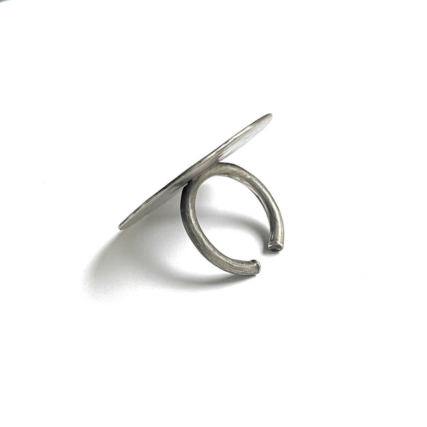 ✨ NEW ✨ Silver Flat Circle Ring