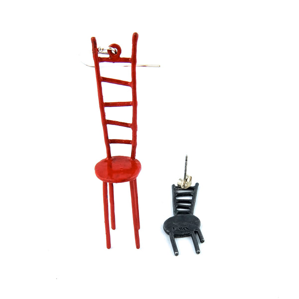 Ladder Chair with Shadow Earring